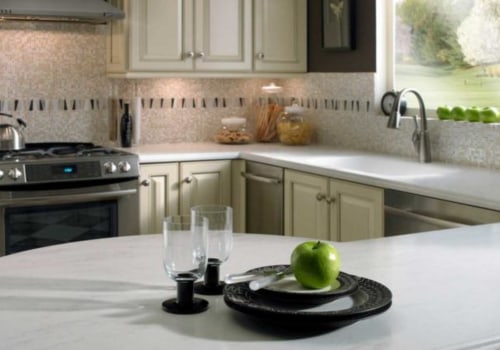 What type of countertop is easiest to keep clean?